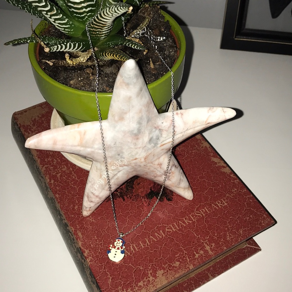 Silver Christmas Necklace
